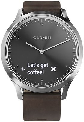 Garmin Vivomove Hr, E Eu, Premium, Black-Silver, L